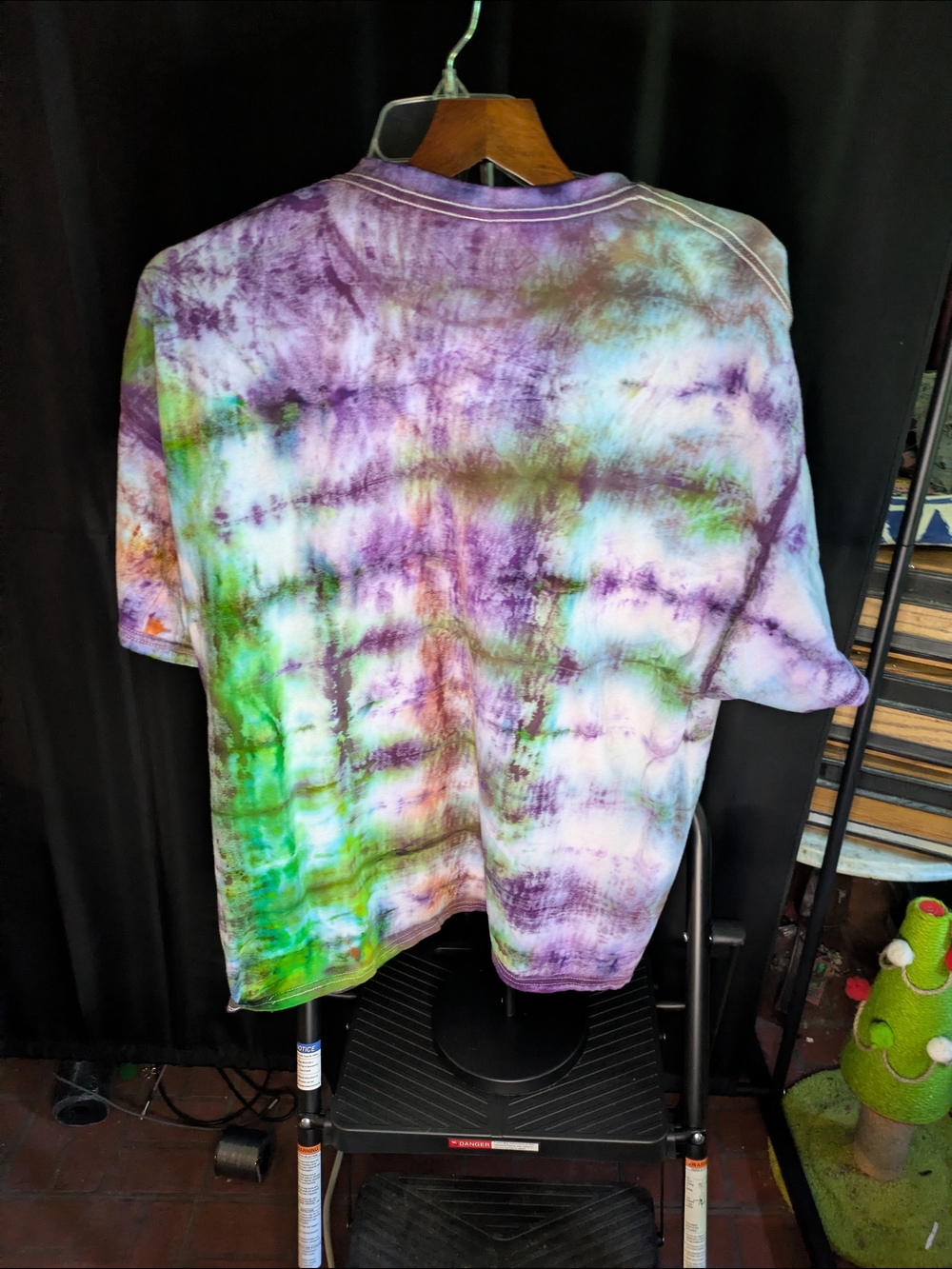 Unisex Size 3X-Large Multicolor Handmade Tie Dye T-Shirt #10 - Picture 2 of 2